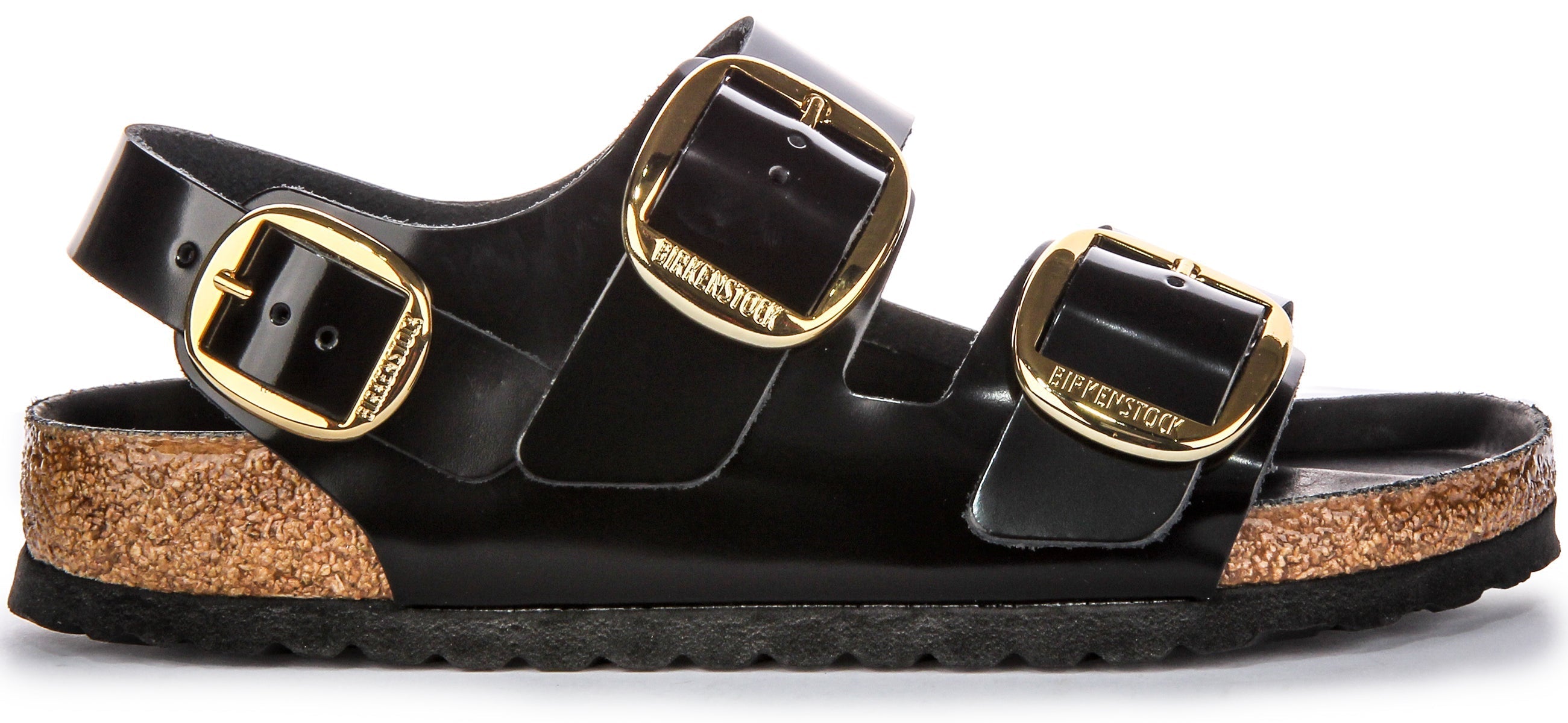 Birkenstock Milano-sandalen | Zwart lakleer voor dames