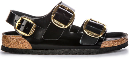 Birkenstock Milano-sandalen | Zwart lakleer voor dames
