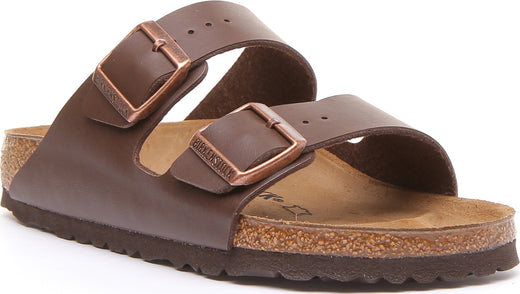 Birkenstock Arizona sandalen | bruin Birko-Flor voor dames