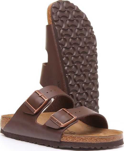 Birkenstock Arizona sandalen | bruin Birko-Flor voor dames