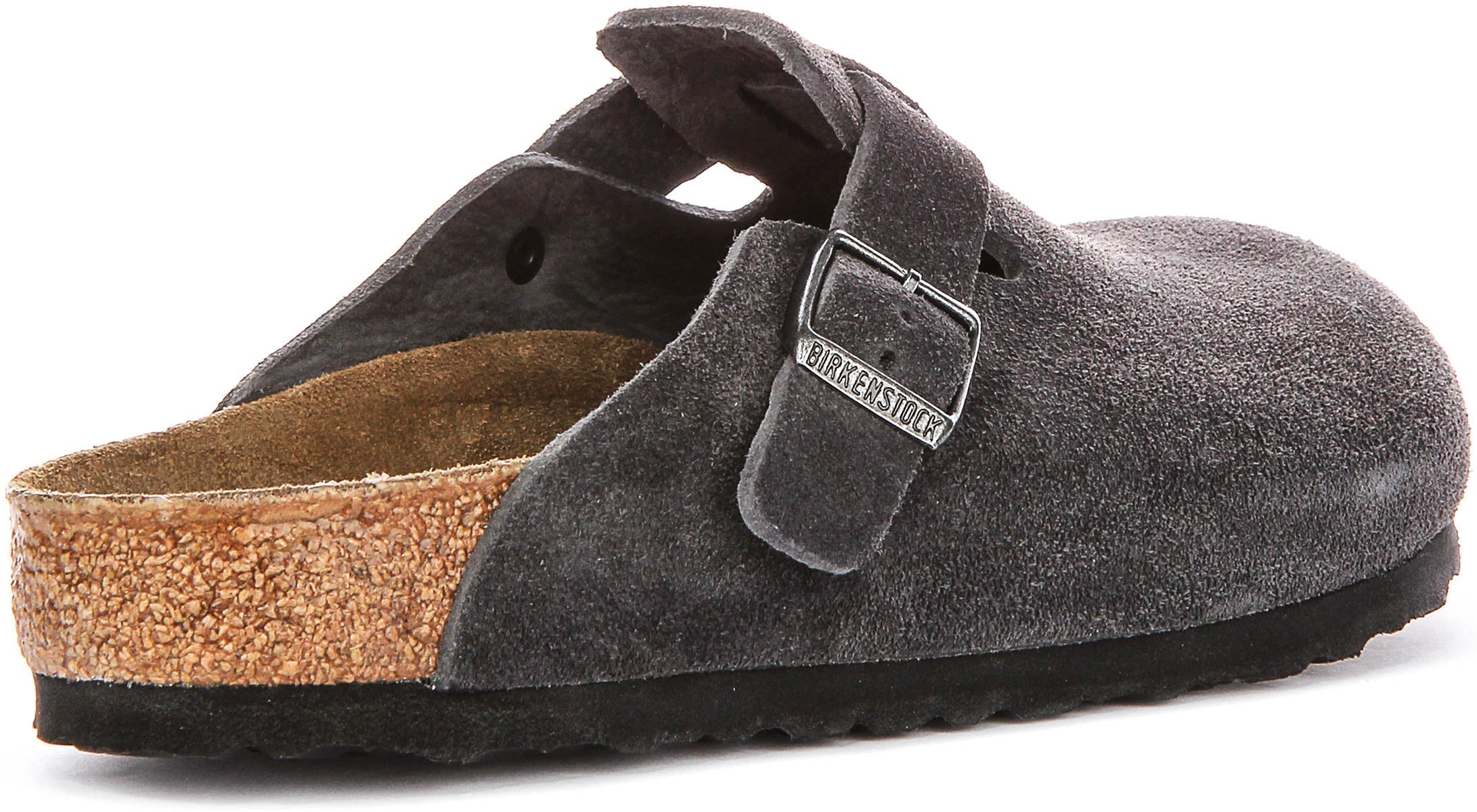 Birkenstock Boston Clogs | Charcoal Birko-Flor for Men and Women - Regular Fit
