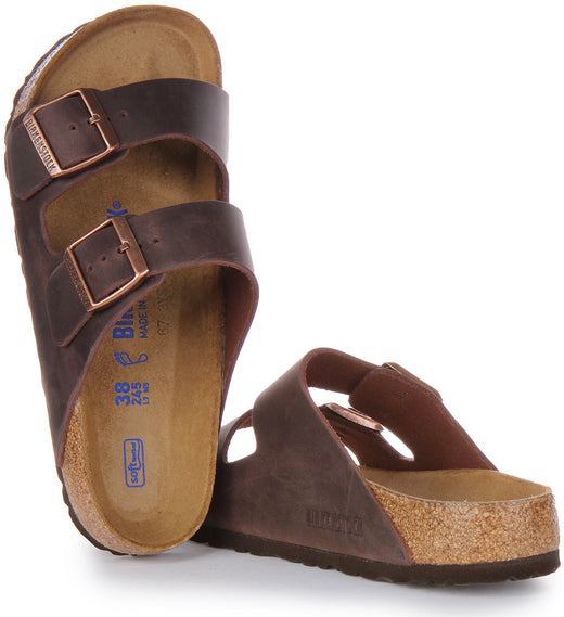 Birkenstock Arizona-sandalen | Bruin echt leer voor dames