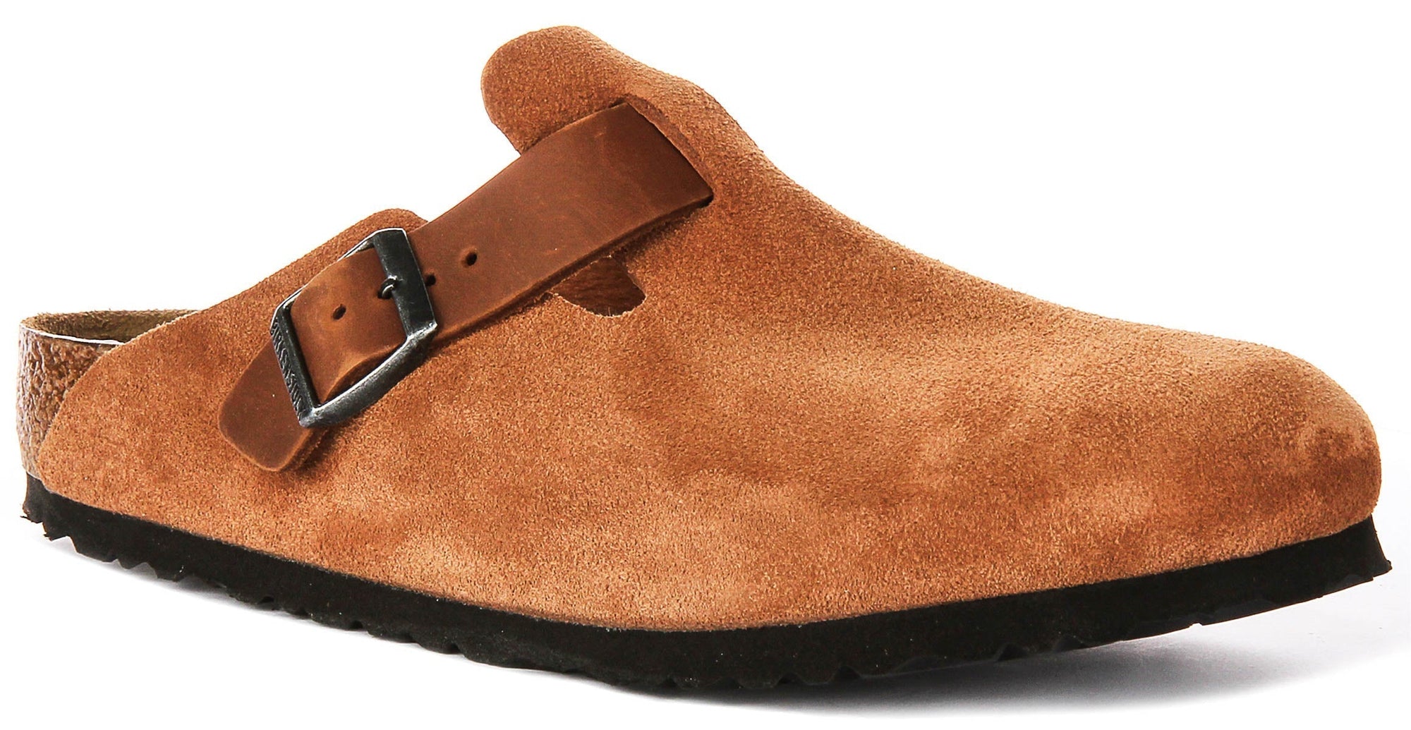 Birkenstock Boston-träskor | cognacsfärgad Birko-Flor för män och kvinnor