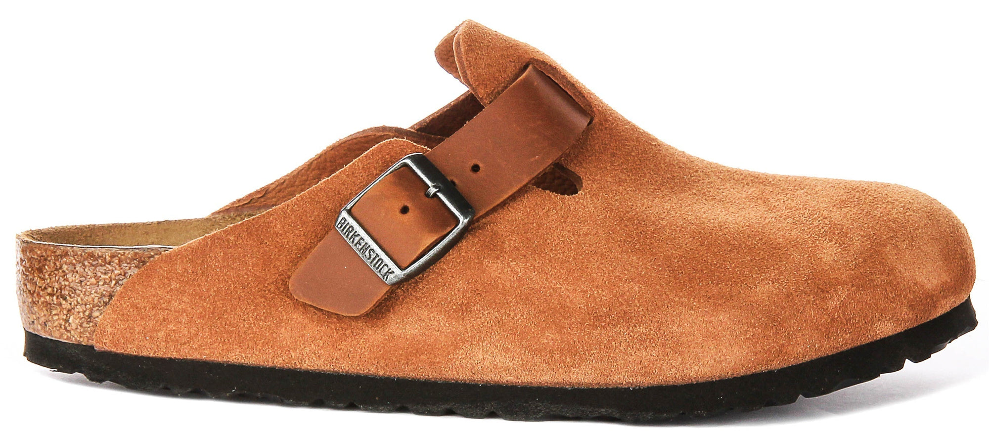 Birkenstock Boston-träskor | cognacsfärgad Birko-Flor för män och kvinnor