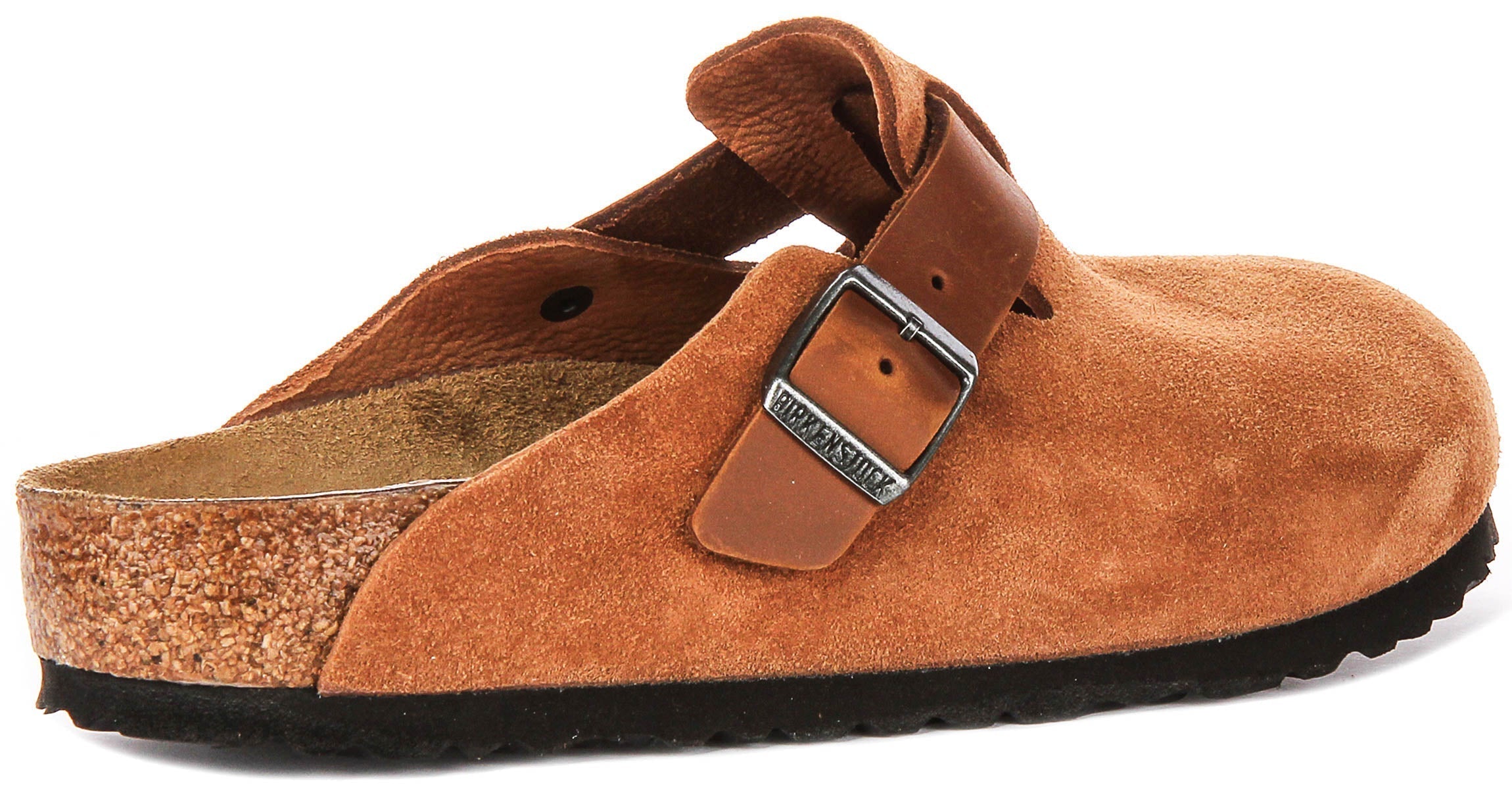 Birkenstock Boston-träskor | cognacsfärgad Birko-Flor för män och kvinnor
