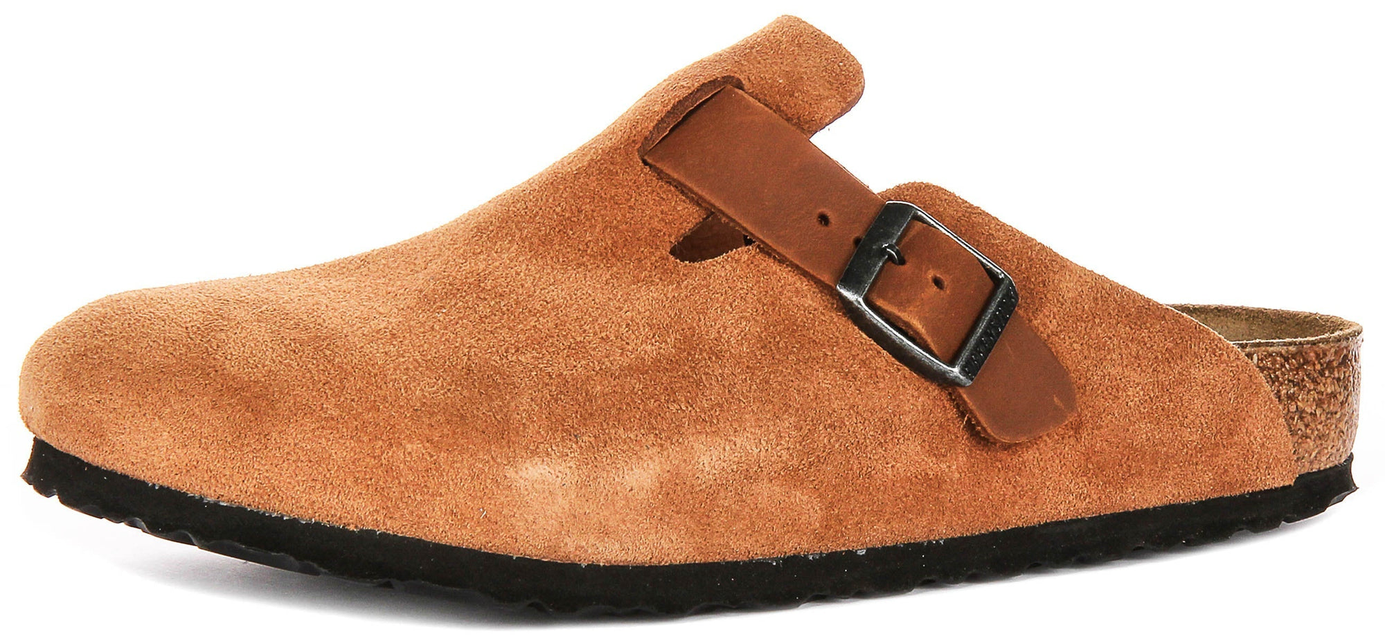 Birkenstock Boston-träskor | cognacsfärgad Birko-Flor för män och kvinnor