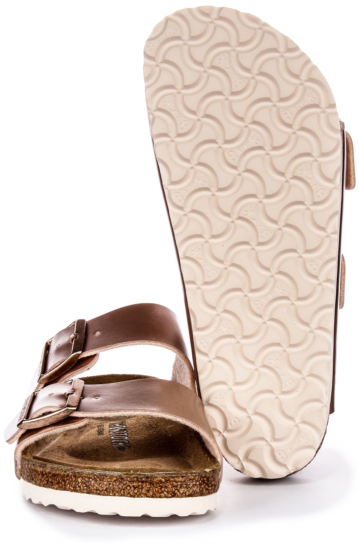 Birkenstock Arizona-sandalen | koperkleurig Birko-Flor voor kinderen - normale pasvorm