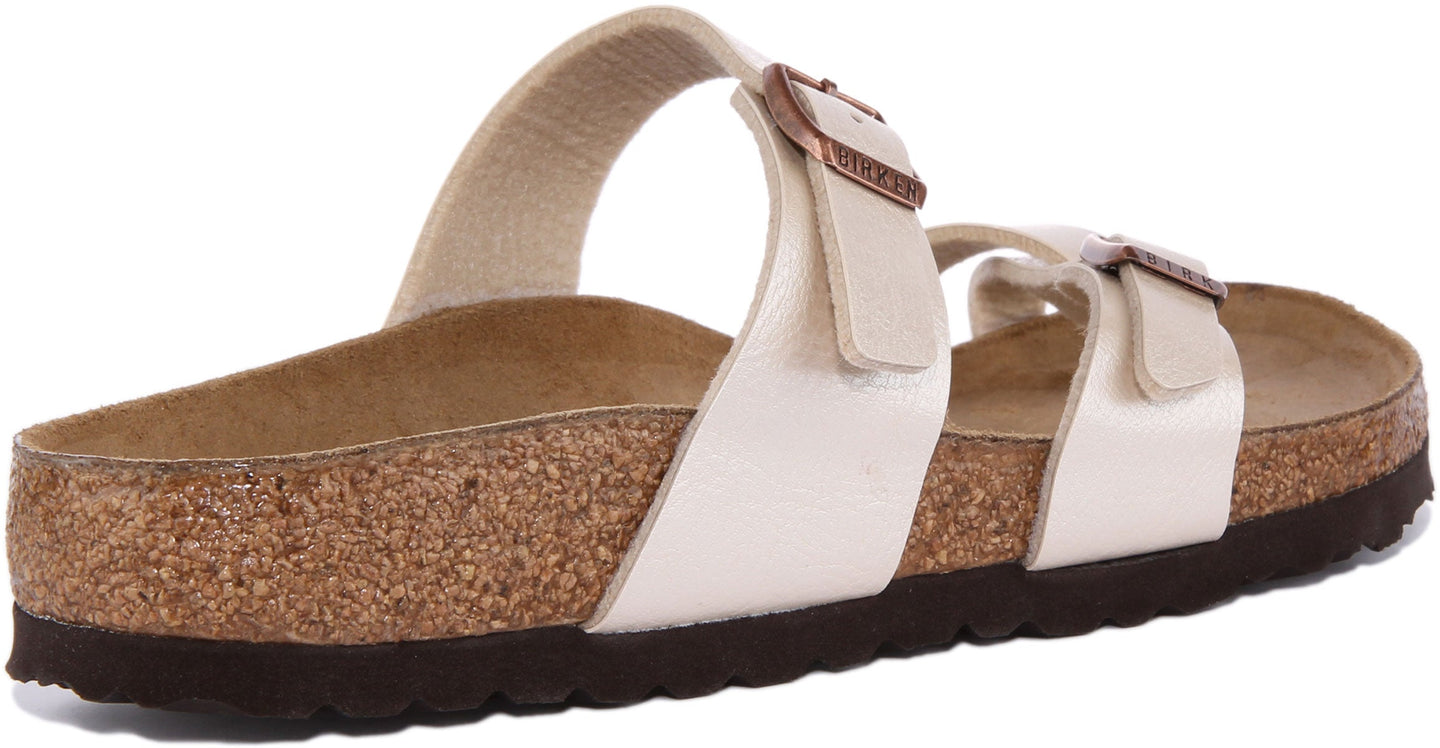 Sandali Birkenstock Mayari | Birko-Flor color crema da donna