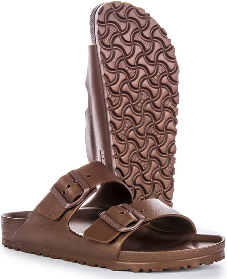 Birkenstock Arizona-sandalen | donkerbruin EVA voor dames