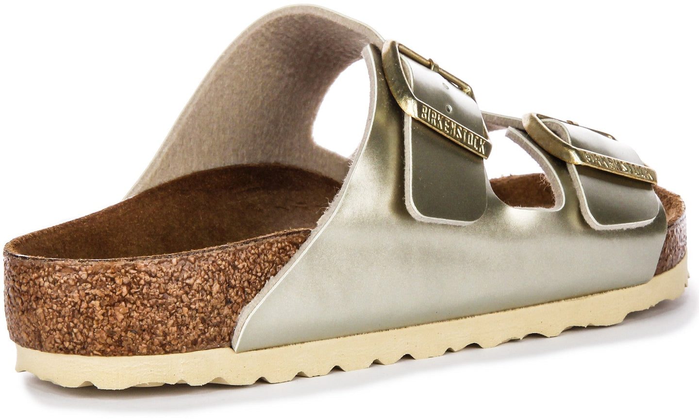 Birkenstock Arizona-sandalen | goudkleurig Birko-Flor voor kinderen