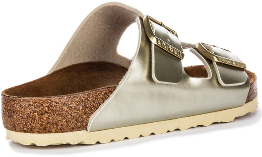 Birkenstock Arizona-sandalen | goudkleurig Birko-Flor voor kinderen