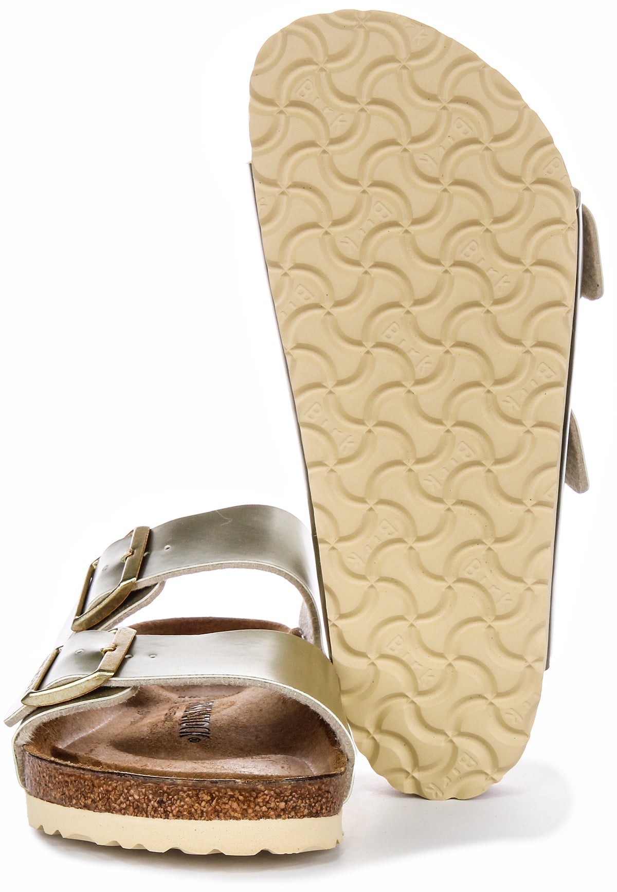 Birkenstock Arizona-sandalen | goudkleurig Birko-Flor voor kinderen