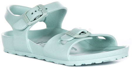 Birkenstock Rio sandales | EVA vert pour enfants - coupe étroite