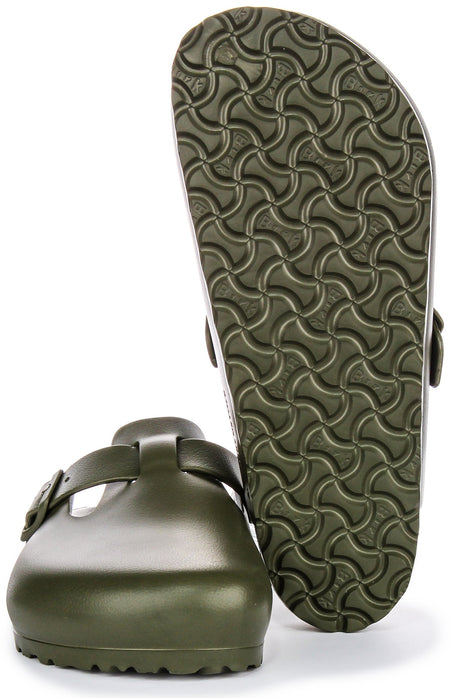 Birkenstock Boston Clogs | Khaki EVA for Men and Women