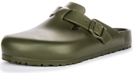 Birkenstock Boston Clogs | Khaki EVA for Men and Women