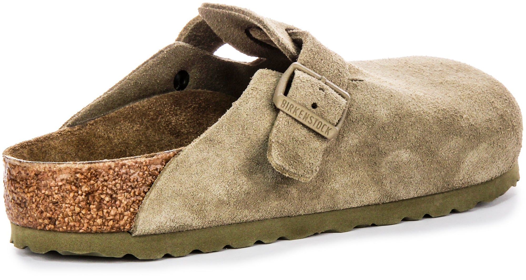 Birkenstock Boston Clogs | Khaki Birko-Flor for Men and Women