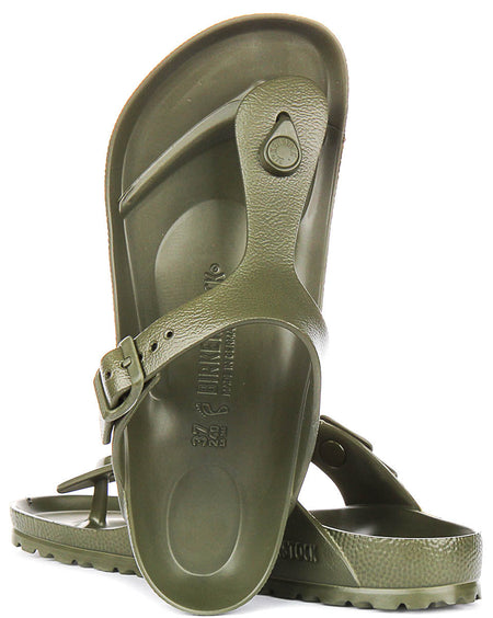Birkenstock Gizeh Sandals | Khaki EVA for Men and Women - Regular Fit
