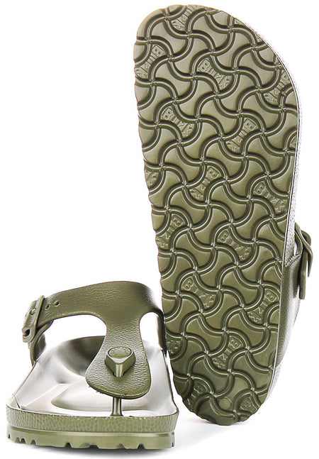 Birkenstock Gizeh Sandals | Khaki EVA for Men and Women - Regular Fit
