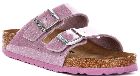 Sandali Birkenstock Arizona | Birko-Flor lavanda per bambini - calzata regolare