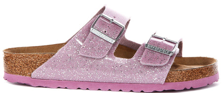 Sandali Birkenstock Arizona | Birko-Flor lavanda per bambini - calzata regolare