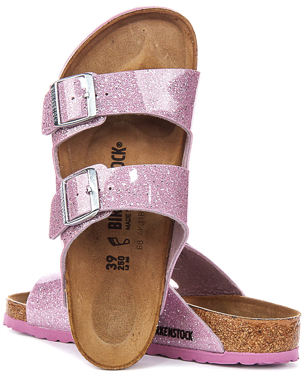Sandali Birkenstock Arizona | Birko-Flor lavanda per bambini - calzata regolare