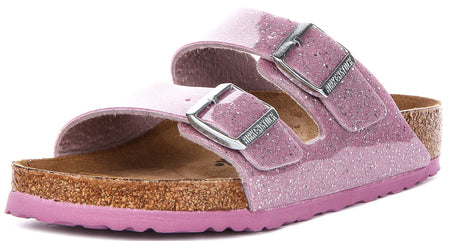 Sandali Birkenstock Arizona | Birko-Flor lavanda per bambini - calzata regolare