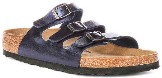Birkenstock Florida-sandalen | nachtblauw Birko-Flor voor heren en dames – normale pasvorm