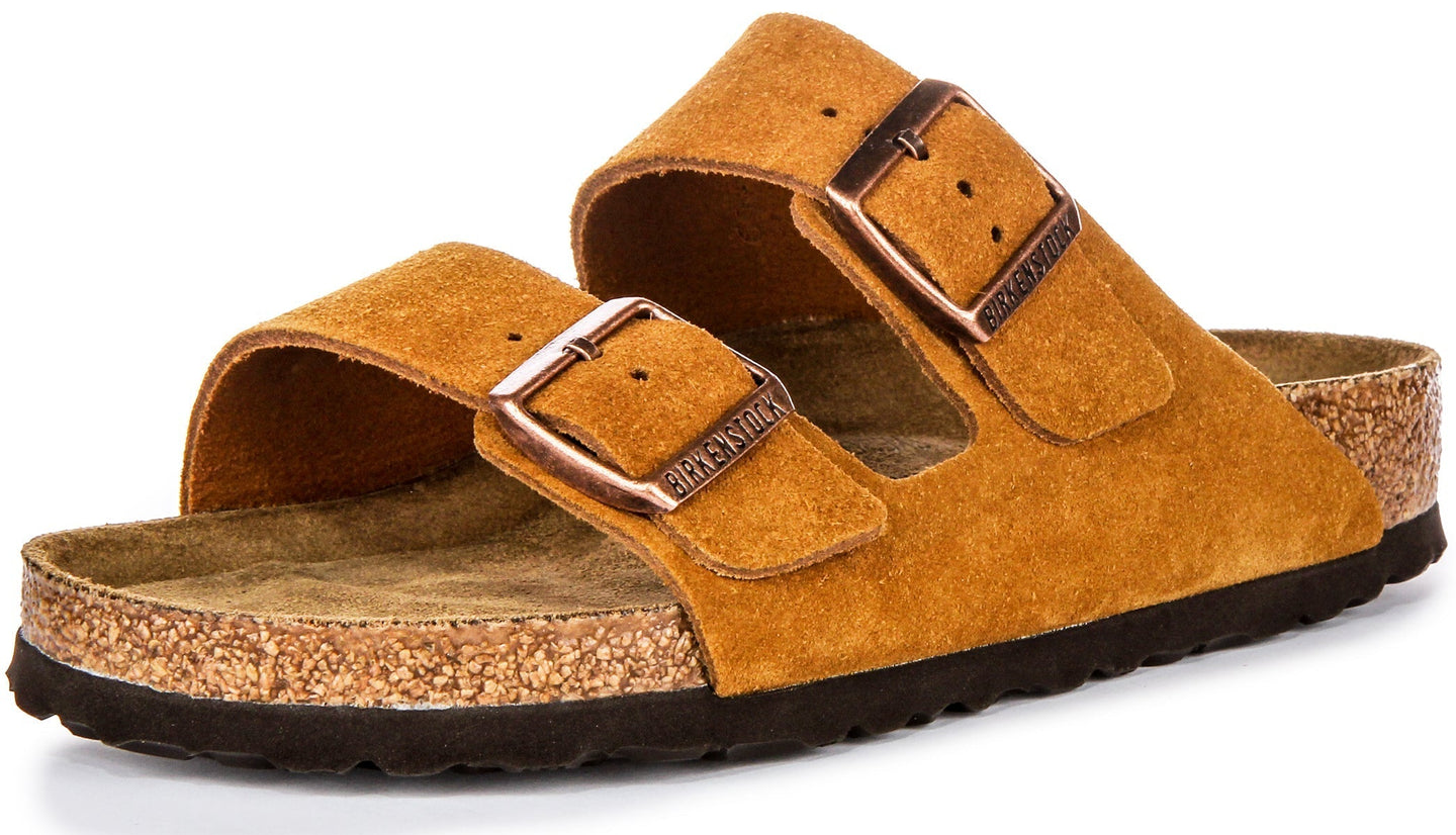 Birkenstock Arizona Sandals | Mink suede leather for Women