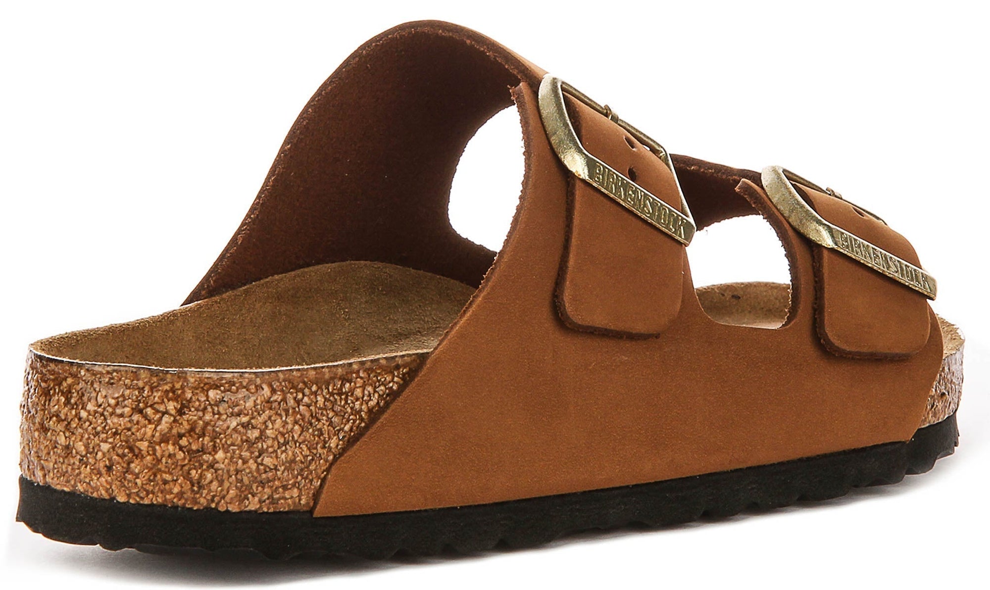 Sandales Birkenstock Arizona | Birko-Flor vison pour femme - coupe standard