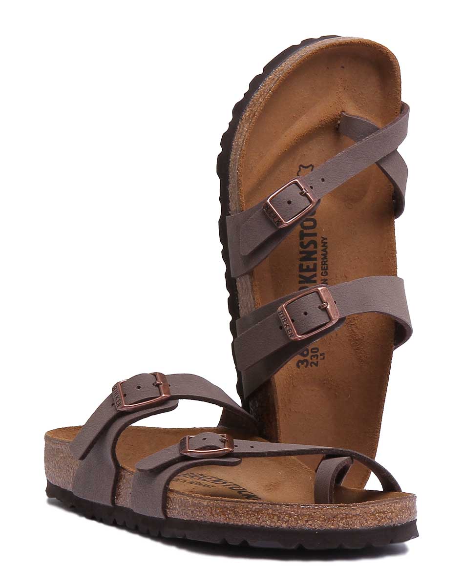 Birkenstock Mayari sandalen | mocha Birko-Flor voor dames