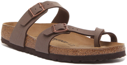 Sandali Birkenstock Mayari | Birko-Flor color moka da donna