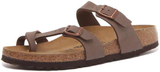 Sandali Birkenstock Mayari | Birko-Flor color moka da donna