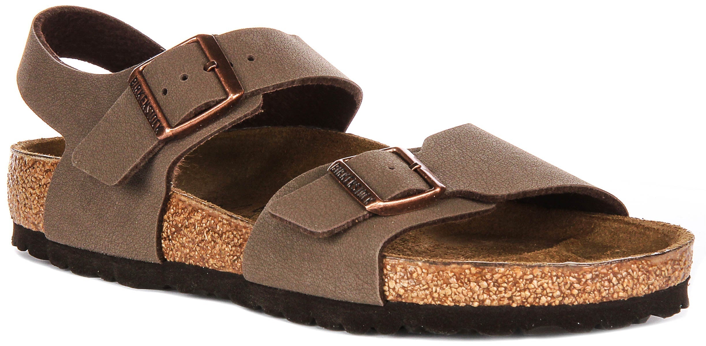 Birkenstock New York Shoes | Mocha Birko-Flor for Kids