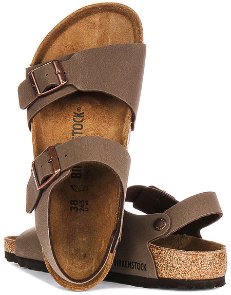 Birkenstock New York Shoes | Mocha Birko-Flor for Kids