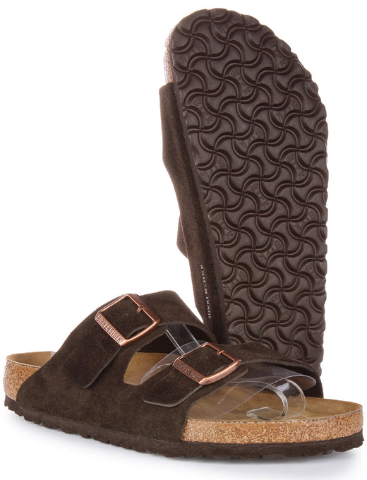 Birkenstock Arizona-sandalen | Mokkakleurig suèdeleer voor heren