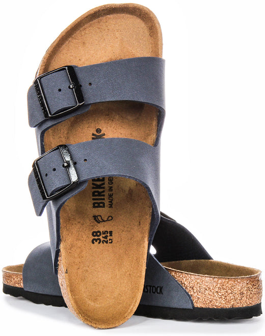 Birkenstock Arizona-sandalen | marineblauw Birko-Flor voor kinderen - normale pasvorm