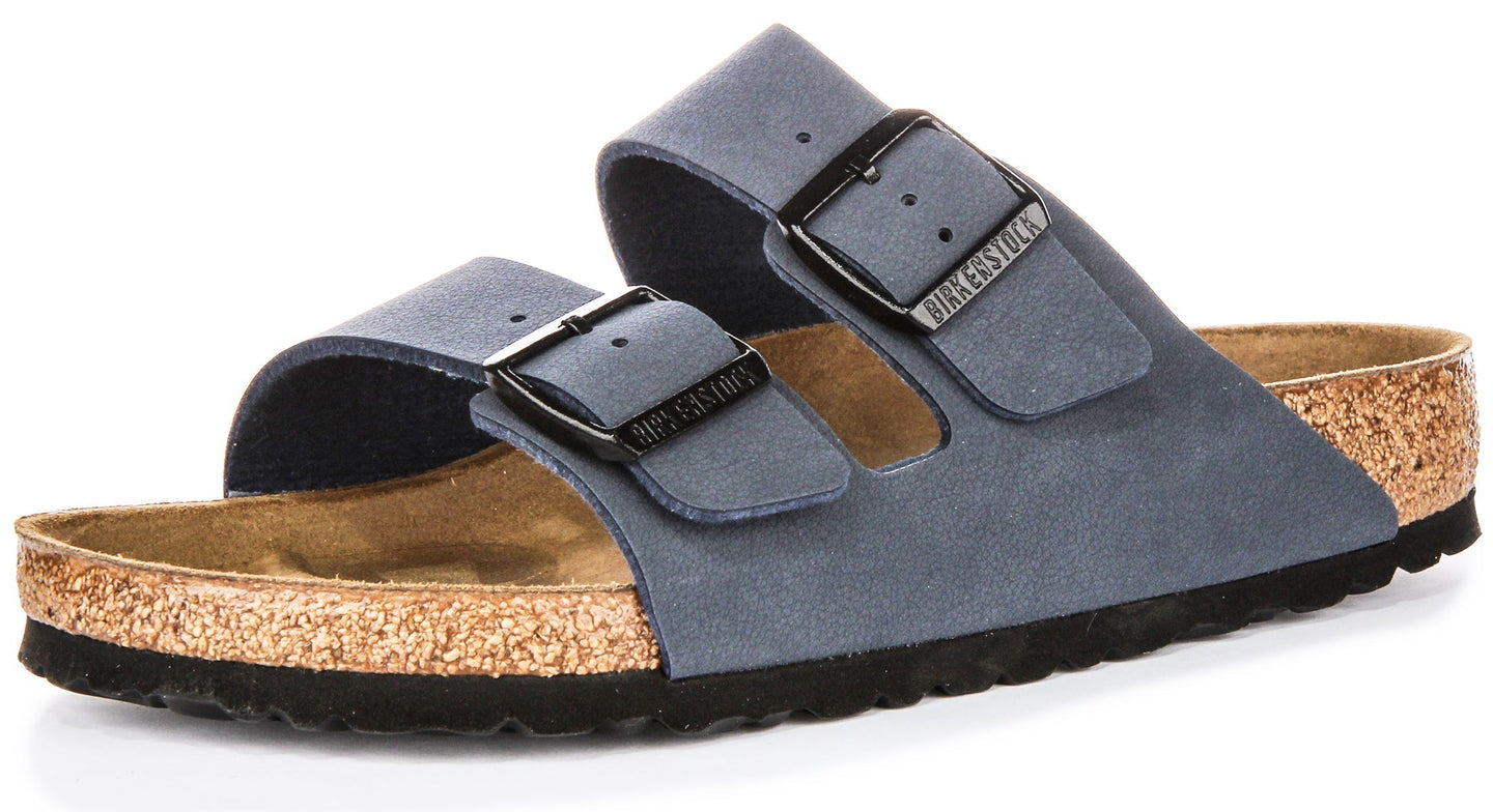 Birkenstock Arizona-sandalen | marineblauw Birko-Flor voor kinderen - normale pasvorm