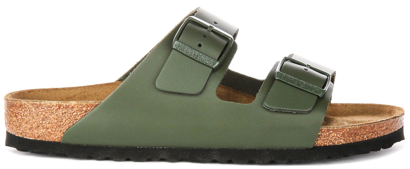 Birkenstock Arizona-sandalen | olijfgroene Birko-Flor voor heren en dames - normale pasvorm