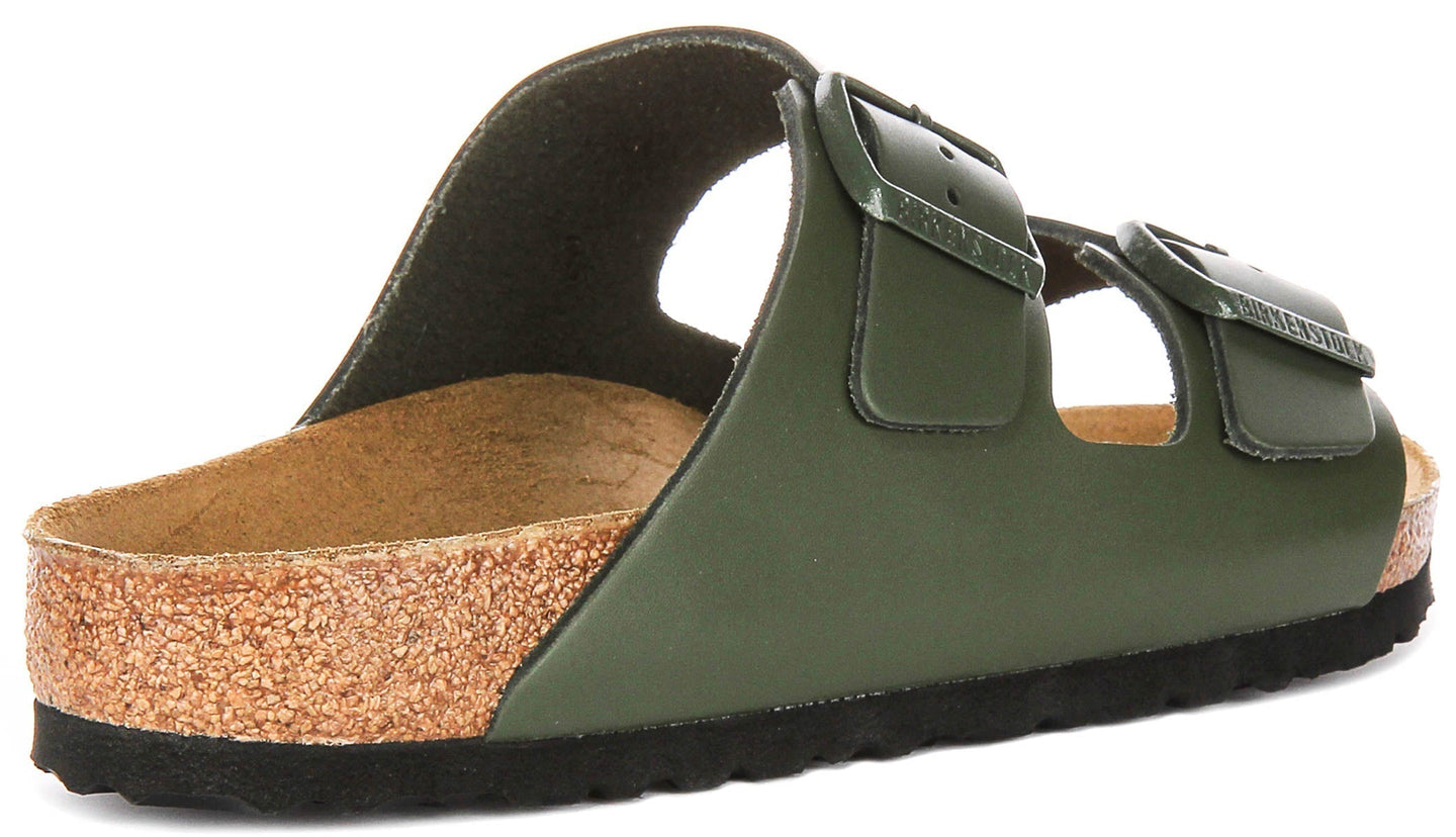 Birkenstock Arizona-sandalen | olijfgroene Birko-Flor voor heren en dames - normale pasvorm