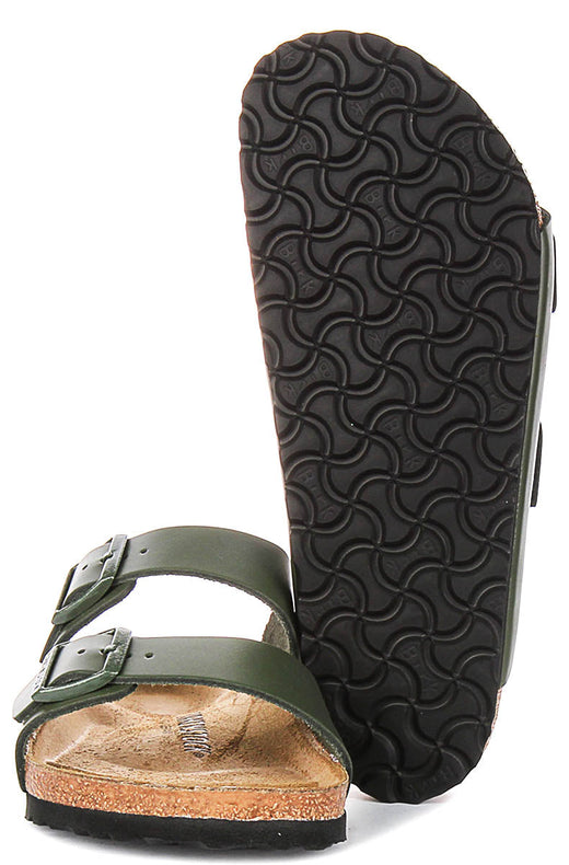 Birkenstock Arizona-sandalen | olijfgroene Birko-Flor voor heren en dames - normale pasvorm