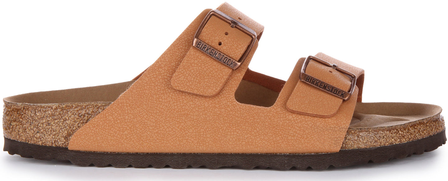 Birkenstock Arizona-sandalen | Perzikkleurig Birko-Flor - veganvriendelijk voor heren en dames
