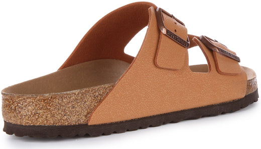 Birkenstock Arizona-sandalen | Perzikkleurig Birko-Flor - veganvriendelijk voor heren en dames