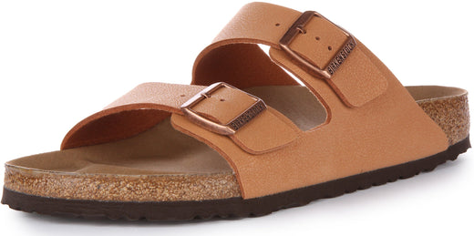 Birkenstock Arizona-sandalen | Perzikkleurig Birko-Flor - veganvriendelijk voor heren en dames