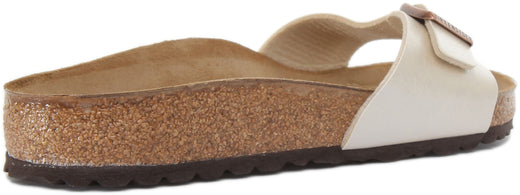 Sandali Birkenstock Madrid | Birko-Flor bianco da donna