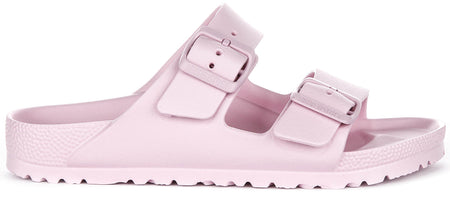 Sandales Birkenstock Arizona | EVA rose pour femmes - largeur étroite