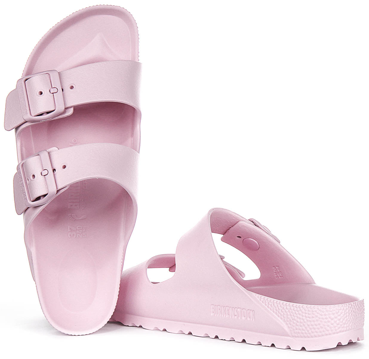 Sandales Birkenstock Arizona | EVA rose pour femmes - largeur étroite