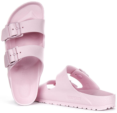 Sandales Birkenstock Arizona | EVA rose pour femmes - largeur étroite