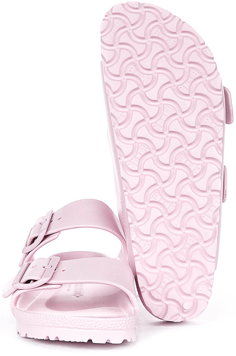Sandales Birkenstock Arizona | EVA rose pour femmes - largeur étroite