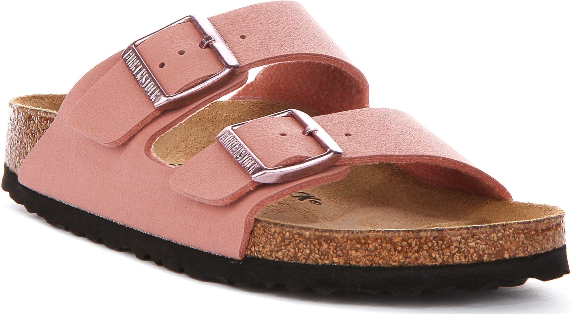 Sandali Birkenstock Arizona | Birko-Flor rosa per bambini - calzata stretta