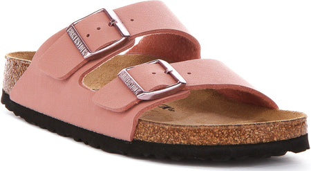 Sandali Birkenstock Arizona | Birko-Flor rosa per bambini - calzata stretta
